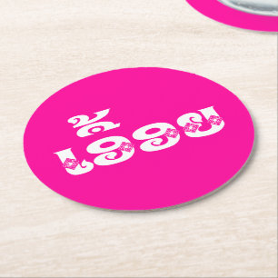 Lao Sister - ເອື້ອຍ  / Euony - Laotian / Laos Round Paper Coaster