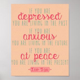 Lao Tzu Motivational Quote Print - 8 x 10"
