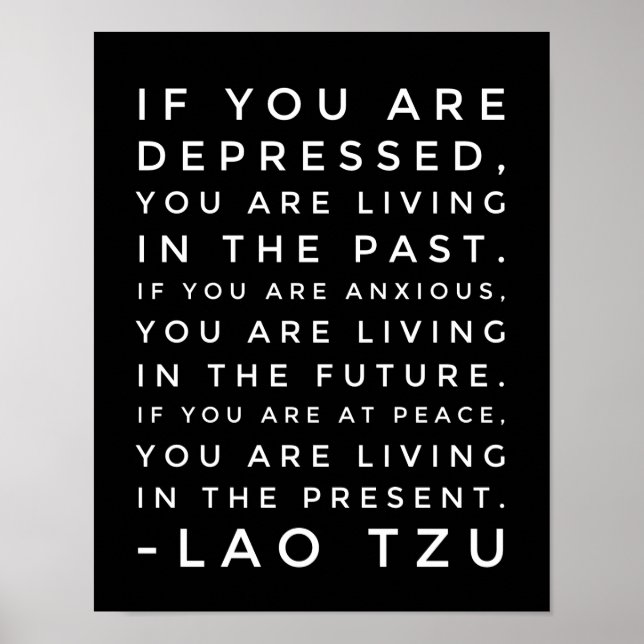 Lao Tzu Philosophy Poster (Front)