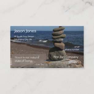 Lao Tzu Quote Business Card