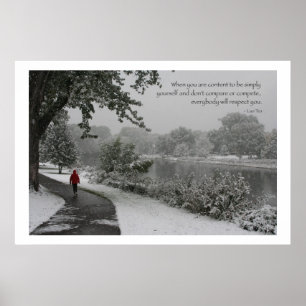 Lao Tzu Quote II Poster