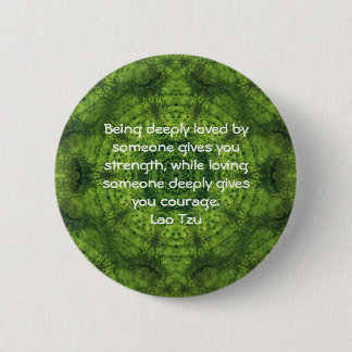 Lao Tzu Wisdom Quotation Saying 2 Inch Round Button