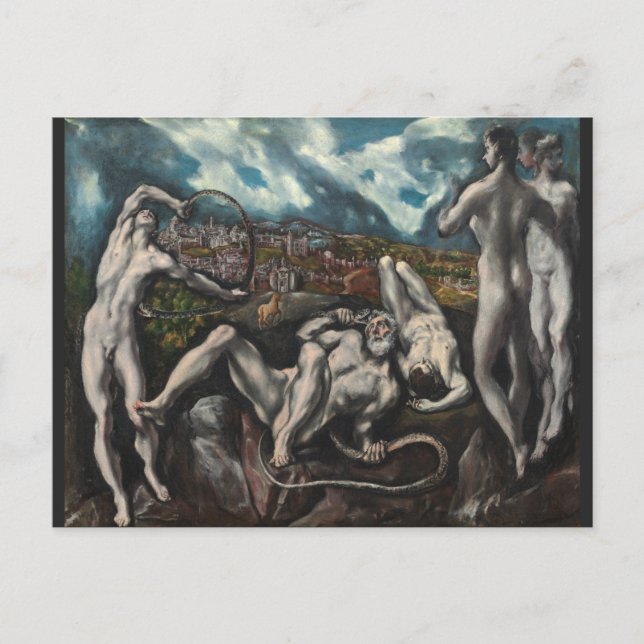 Laocoon by El Greco Postcard (Front)