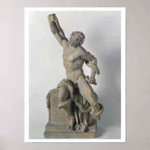 Laocoon group without the sons, 17th century (marb poster