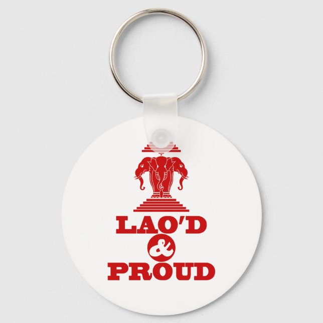 LAO'D & PROUD KEYCHAIN (Front)
