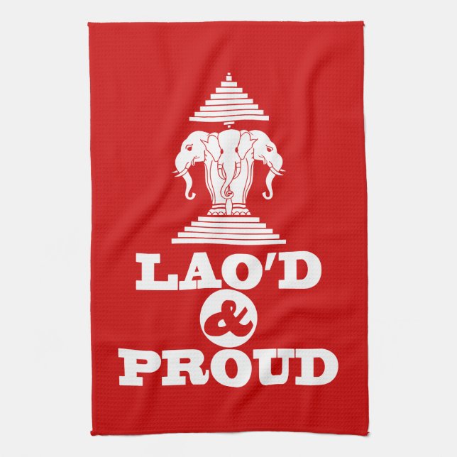 LAO'D & PROUD KITCHEN TOWEL (Vertical)