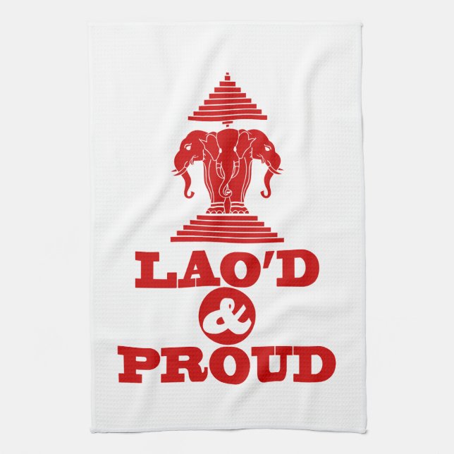 LAO'D & PROUD KITCHEN TOWEL (Vertical)