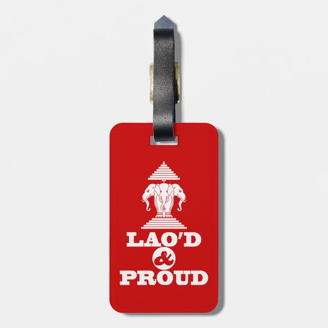 LAO'D & PROUD LUGGAGE TAG (Back Vertical)