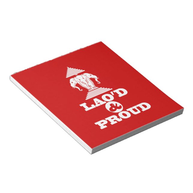 LAO'D & PROUD NOTEPAD (Angled)