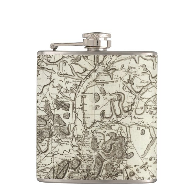 Laon, Noyon Hip Flask (Front)