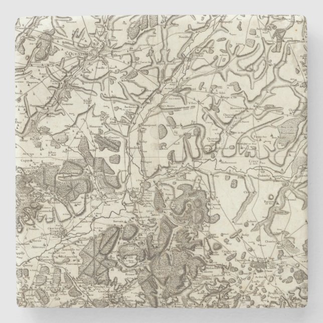 Laon, Noyon Stone Coaster (Front)