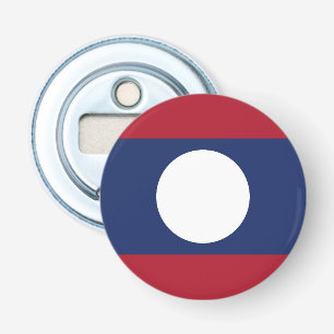 Laos flag bottle opener