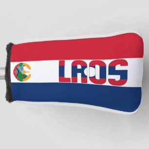 Laos Flag Gorgeous Patriotic Golf Head Cover
