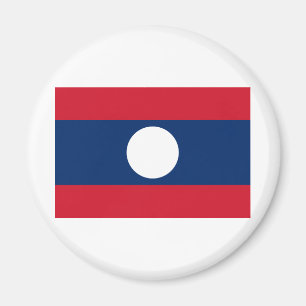 Laos Flag Magnet