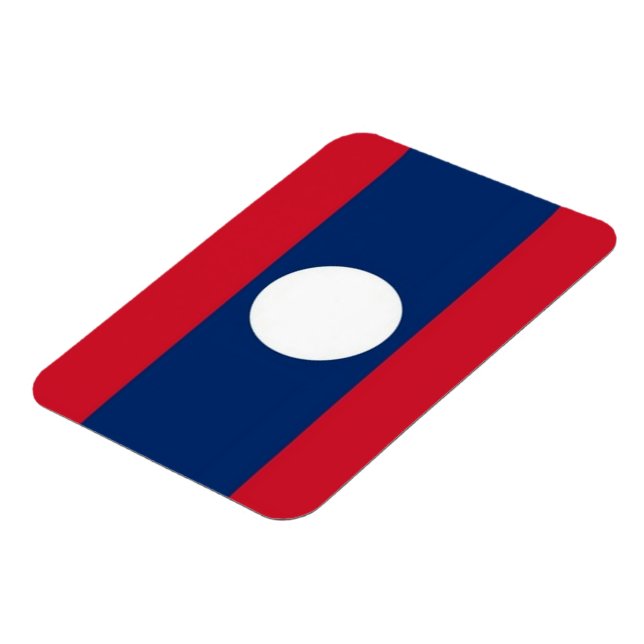Laos - Flag - Magnet (Left Side)