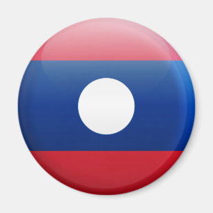 Laos Flag Magnet