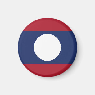 Laos flag magnet