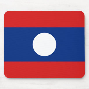 Laos Flag Mousepad