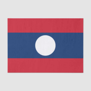 Laos Flag Tissue Paper