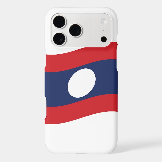Laos Flag Wave (Back)