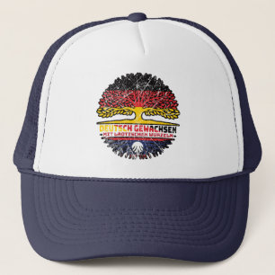 Laos Laotisch Deutsch Deutschland Baum Wurzel Trucker Hat