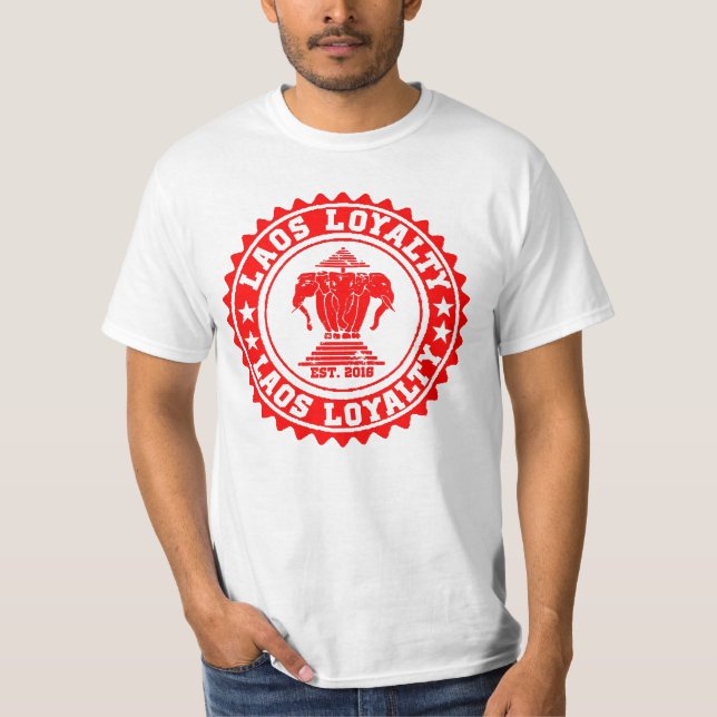 Laos Loyalty Emblem2016 T-Shirt (Front)