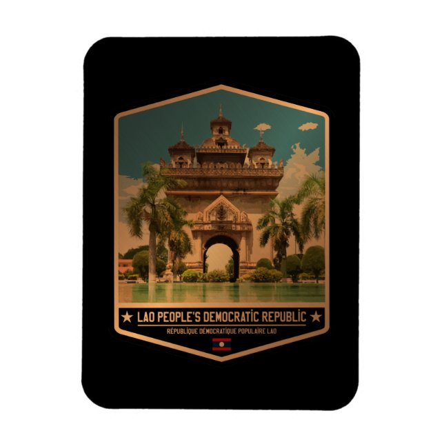 Laos Magnet (Vertical)