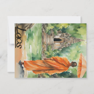 Laos postcard