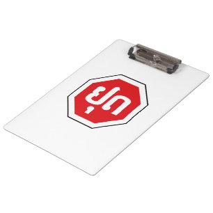 Laos Traffic STOP Sign ⚠ YOOT in Laotian Language Clipboard