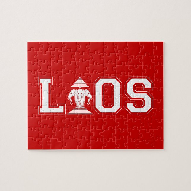 LAOS UNIVERSITY JIGSAW PUZZLE (Horizontal)