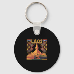 Laos Vacation Lao Laotian Souvenir Keychain