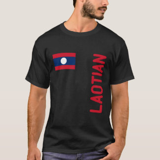Laotian Flag And Laos Roots T-Shirt