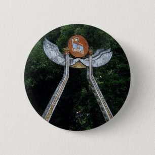 Laotian Gate 2 Inch Round Button