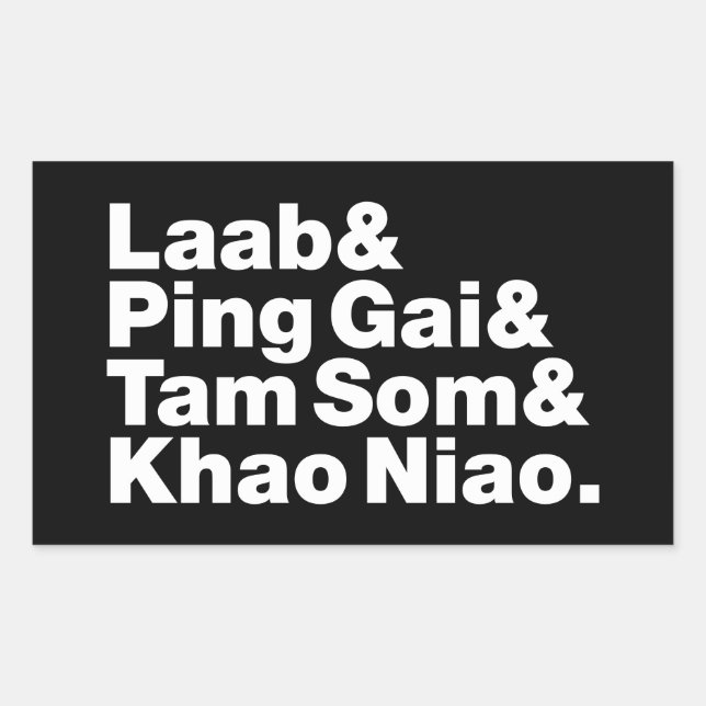 Laotian Street Food Sticker (Front)