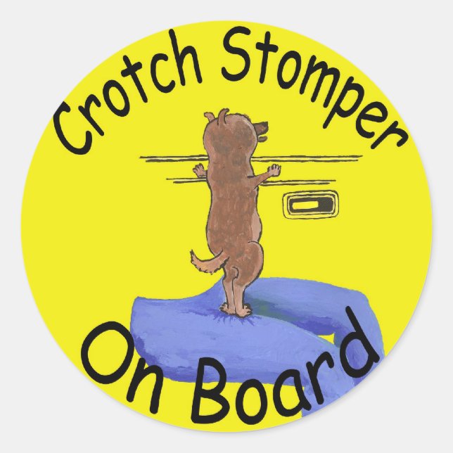 lap dog lover sticker (Front)