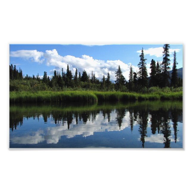 Lapie River Reflection Photo Print (Front)