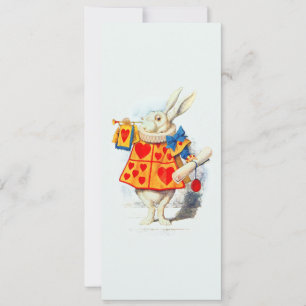 Lapin à Alice Wonderland ~ Invitation