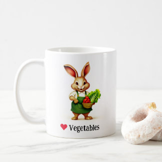 Lapin Aime Les Légumes Mug