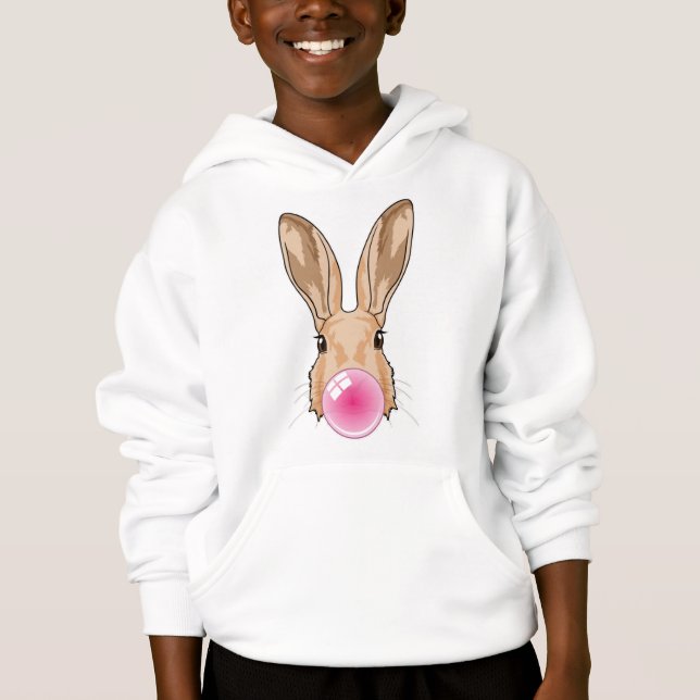 Lapin avec gomme à mâcher (Devant)
