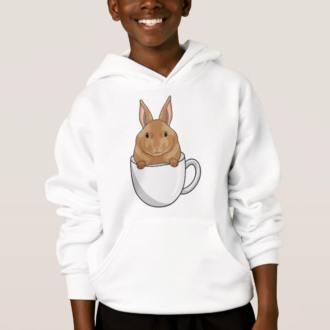 Lapin avec la coupe de café (Devant)
