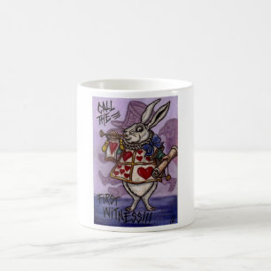 LAPIN BLANC Alice dans la tasse du pays des