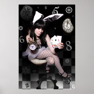 Lapin blanc LGG 20" x 30" POSTER