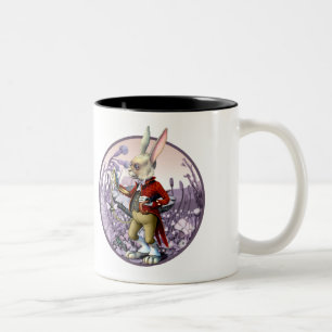 Lapin blanc Mugs de Pâques "Alice au pays des me