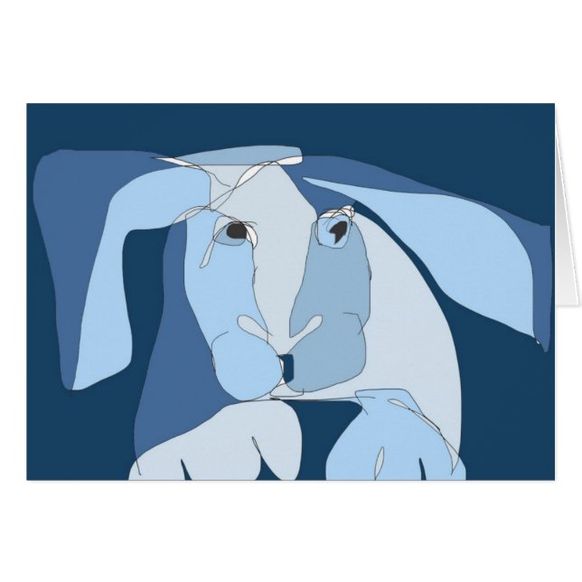 Lapin bleu (Devant horizontal)