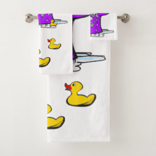 Lapin bouillonnant avec Canards Cartoon Ensemble d