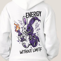 Lapin Cyberpunk Graphique - Énergie Sans Limites S