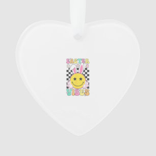 Lapin de Pâques Groovy Easter Vibes T-Shirt Smile 