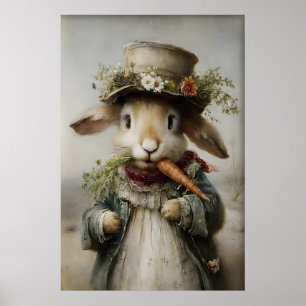 Lapin de Pâques Impression de Carotte, Lapin de Pr