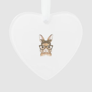 Lapin de Pâques Lunettes de léopard Bandana Femmes