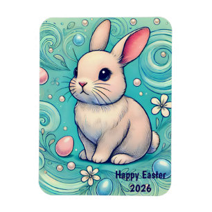 LAPIN ~ DE ~ PÂQUES ~ Magnet Photo Flexible